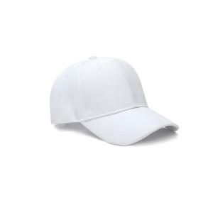 White color Blank baseball caps cotton twill 6 panel custom baseball cap,logo customized promotional use factory cap hat