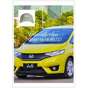 China Direct Fit Vehicle Hood With Primer Painting Grey And Black Honda Fit / Jazz 2015 supplier