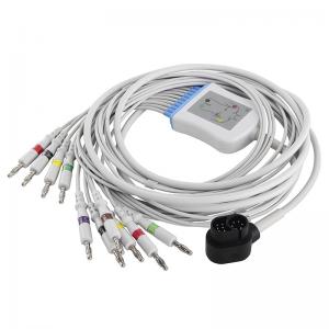 China Welch Allyn Ecg Cable Model:1500 RE-PC-AHA-BAN ECG Cable And Leadwires IEC 4.0Banana supplier
