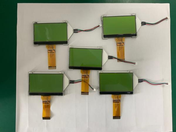 RYG16080A-GYTWRGN 160x80 STN Yellow-Green LCD Module, Dual Red/Green LED Backlight, FPC Connector, UC1698U Driver