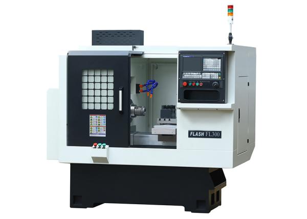 FL300 Horizontal Turning CNC Machine Gnag Type Linear Motion Guideway Flat Bed Without Tailstock