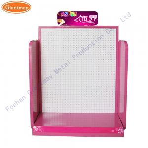 China Fashion Floor Standing Pegboard Retail Floor Display Stands supplier
