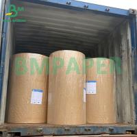 China 65gsm 70gsm 120gsm High Breaking Resistance Brown Cement Kraft Sack Paper on sale