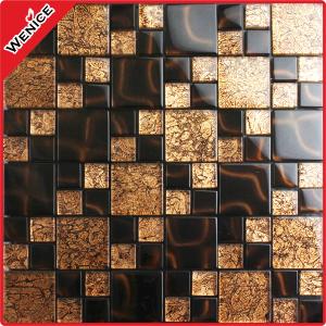 China China manufacturer brown wall crystal mosaic tiles supplier