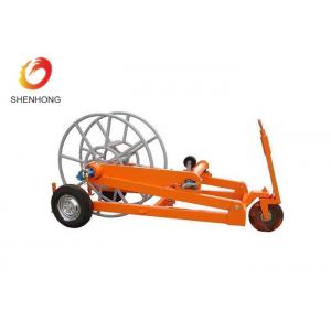 China TakeUp Reel And Carriage Auto Rewind Hose Reel Work With Hydraulic Puller Tensioner For Winding supplier