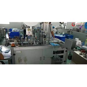 China Nonwoven Surgical Face Mask Making Machine , Disposable Mask Making Machine PLC supplier