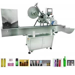 China Herb Glass 220V Vial Label Applicator Machine Automatic For Plastic Tube Sticker supplier