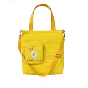 Basic Eco Canvas Bags Women Shopping Fashionable School Bag For Kids