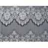 China Decorative Eyelash Nylon Lace Fabric Scalloped Yellow Polyamide for Night Dress(CY-DN0005) wholesale