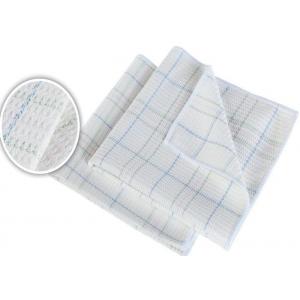 Microfiber Waffle Cloth White Color Dope-dyed for Kitchen Cleaning