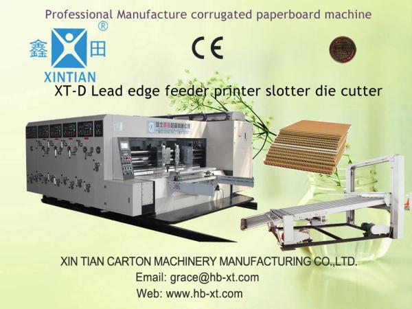 Industrial Flexo Printer Slotter Machine With Double Oil Pipe Balance System