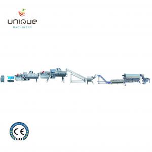 2200 KG Fruit and Vegetables Vacuum Packed Potato Processing Line for Precise Cutting