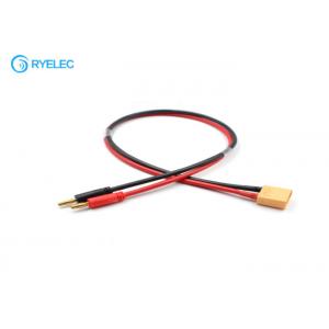 China Battery Charging Cable Custom Wire Harness 4.0mm Banana To XT90 Male Female Plug supplier