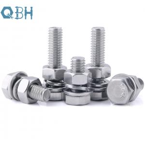 China Combination Screw Hexagon Head Bolt Stainless Steel 304 316 Single Coil supplier
