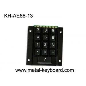 China 15 Keys Rugged Access Kiosk  Keypad Numeric , Metal Panel Mount Keypad supplier