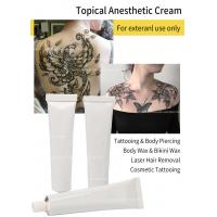 China Waxing Tattoo Painless White Tube 30G Numb Anesthetic Cream White 30g Lidocaine Topical Cream on sale