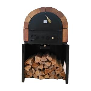 Commercial Kitchen Wood Fired Pizza Oven With Medium Gas Pizza Oven With  High Quality Baking Equipment Stainless Steel