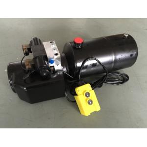 DC 12V 1.6KW  Work Pressure 18Mpa with Round Steel Tank Mini Hydraulic Power Packs for Fork-lifts