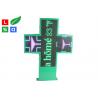 P25 RGB LED Shop Display LED Pharmacy Cross Sign WiFi Control Double Sided