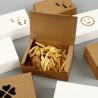 China Caja de hamburguesa para llevar de comida rápida frita de pollo ecológica y reciclable wholesale