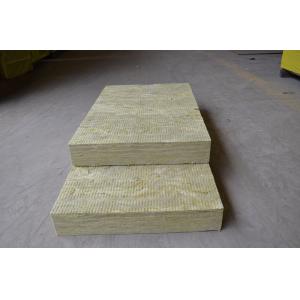 China Acoustic Rockwool Insulation Board For Walls , Rigid Rock Wool Roof Insulation supplier
