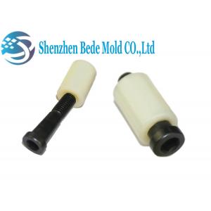 Natural White Plastic Parting Locks Mould With Nylon Sleeve Alloy Steel Bolt