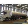 China 50000L 3 Axle Stainless Steel Asphalt Tanker Trailer Flatbed Semi Trailer wholesale