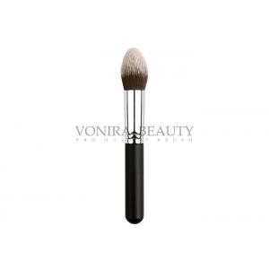 China Big Ponited Tapered Face Powder Makeup Brush Vegan Taklon Hair Makeup Brush supplier