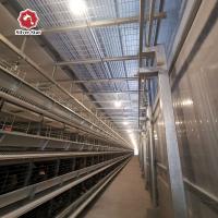 China 108 chickens High Brood Survival Rate Broiler Cage System For Little Chick on sale