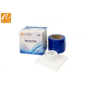 Acrylic Adhesion Dental Barrier Film Roll PE 4x6 Inch With Customized Logo