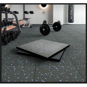 Custom Rubber Floor Mats 1000mm*1000mm Interlocking Gym Flooring