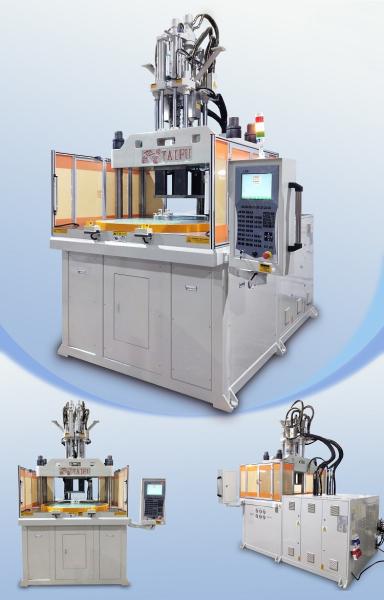 High Efficiency 120 Ton Vertical  Double Color Injection Molding Machine  For  Cup Lid