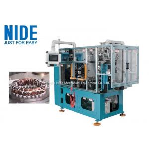 High efficiency automatic 4 working stations electric motor stator coil lacing machine line