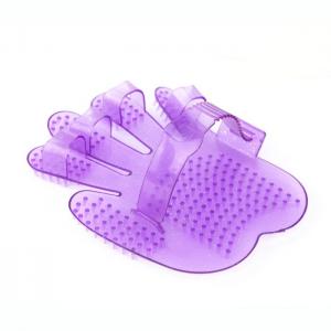 China Five Fingers Jelly Curry Comb Plastic Pet Grooming And Massage Tool supplier
