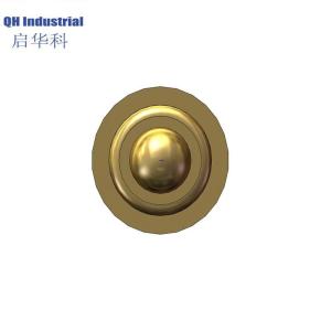 New Designed Precision Gold Plated Pogo Pin Charging Connector OEM Brass Spring Loaded Double Head Pogo Pin
