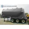 3 Axle Conoid Dry Bulk Tanker Trailer 32 Cubic Meter High Performance