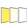 Non Flicker Led Flat Panel Light 600mm 48 Watt 2 Foot White Color Soft Lighting