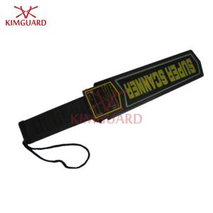 Détecteur de métaux tenu dans la main de la batterie 6F22N, scanner portatif de corps avec le chargeur et adaptateur