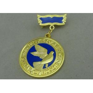 China 3D Brass Die Stamped Custom Awards Medals Hard Enamel 100mm * 70mm wholesale