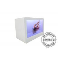 China 32 Magical Industrial Transparent Lcd Showcase SD card update Advertising Box in High Brightness of 500cd/m2 on sale