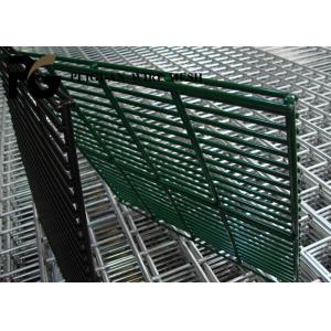 Courtyard Twin Wire Mesh Fence , Green Twin Wire Mesh Fencing