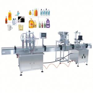 Automatic 4/6 Head Lubricant Oil Bottle Filling Engine Motor Oil Liquid Plastic Glass Bottle Filling And Capping Machine