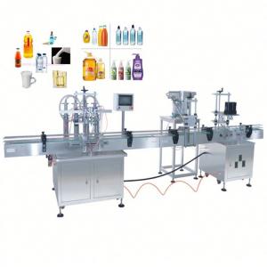 China Automatic 4 Heads Liquid Filling Machine Bottling Line Filling Machine For Production Line supplier