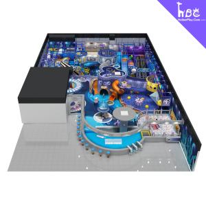 China Equipo de juegos de interior personalizado con toboganes y pozos de bolas wholesale