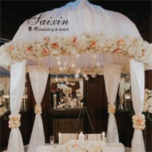 Wedding Mandap Backdrop Telescopic Adjustable Wedding Centerpiece Backdrop Frame Pipe Stands