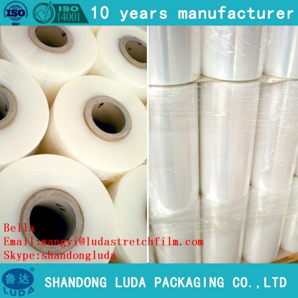 LLDPE High Retraction Force Transparent Factory price Transparent plastic