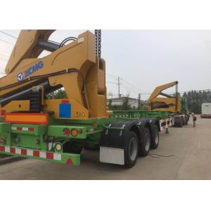 China High Power Truck Mounted Jib Crane / Mounted Crane Truck 37 Tons Lifting Capacity supplier