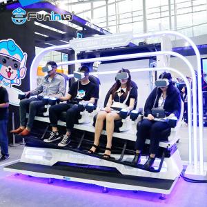 China 4 Players 9D Virtual Reality Game Simulator Amus Park 9D Vr Cinema supplier