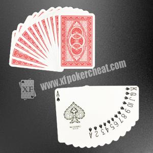 China Modiano Bike Trophy Plastic Marked Invisible Playing Cards / Italy Poker supplier