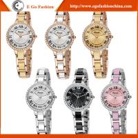 China KM18 Fashion Jewelry Wholesale Stainless Steel Luxury Woman Watch Rhinestone Gift Watches on sale